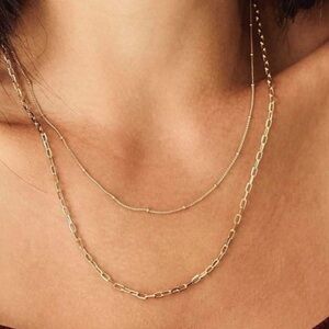 Each Jewels 14k Gold Plated Necklace